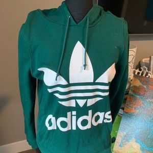 Green adidas sweatshirt